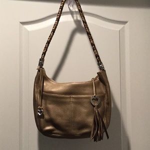 Brighton Barbados leather hobo.